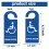 Placa de Estacionamento para Deficientes 3,5 X 8,5 Polegadas, Placa de Segurança para Autorização de Estacionamento para Deficientes, 4 Peças 7