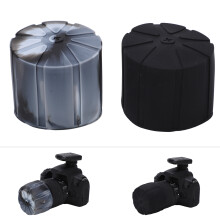 2 Stück Silikon-Linsenabdeckungen Staubdicht Wasserfest 62x51mm Schwarz Grau