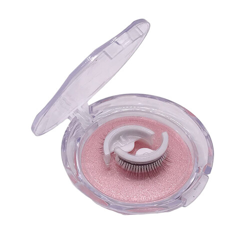 Waterproof 3D Self-Adhesive False Eyelashes, Reusable Black, No Glue Needed 1