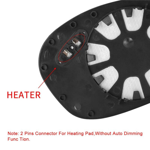 3X Left Driver Side  Wing Door Mirror Rearview Mirror Glass Heated for- 1 3 Series E81 E87 E82 E46 E90 E92 Z4 E85 1