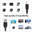 5Pin Mini USB Charge and Sync Cable for Creative Zen Micro DAPMD0004 6GB 5GB MP3 Player USB 2.0 4