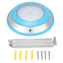 12W IP68 LED Pool Light, Wall Mounted 304 Stainless Steel Underwater LED Light for Warm Ambient Lighting