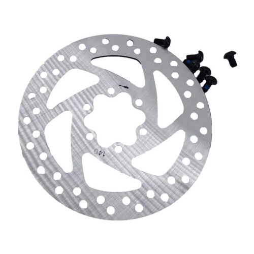 2X Rotor de Disco de Freio de Aço de Scooter Elétrico de 140 Mm para Skate de 10 Polegadas  M4 Rotor de Disco de Freio de Scooter Elétrico 1