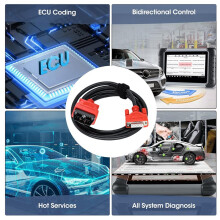 Main Test Cable Fit for Autel MaxiSys MS908/MS906 26 to 15pin Diagnostic Programming Adapter Car OBD2 Extension Cable
