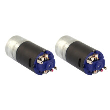 2X 370 Moteur à Engrenages électrique à Boîte de Vitesses en Métal DC6V-12V pour WPL Bricolage