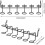 4 PZ Porta Cacciavite Pegboard Multi-Tool Holder Accessori Pegboard Accessori Multi-Ring Tool Holder per Pegboard 3