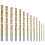 26Pcs Left Handed Drill Bit Set Extractor Drill Bits for Metal Power Tools Accessories with Titanium Nitride Coating 2