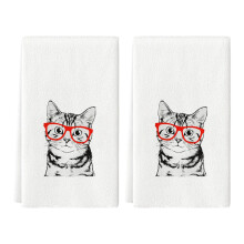 Cats Pattern Kitchen Towel Quick Absorbing Microfiber-Pattern 3