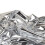 Glittering Gold Foil Stretch Cloth 1M Sewing Materials for-3 1