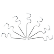 6Pcs Single Curtain Rod Support,Simple Curtain-Dual 3.5 inches