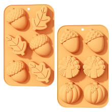 Flexible Silicone Chocolate Mould Cake Pan Flexible-six