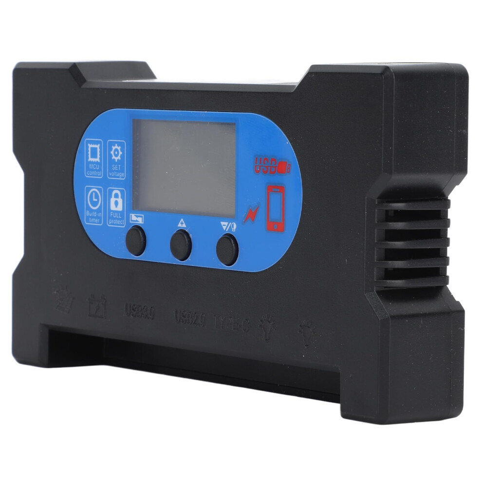 40A Solar Charge Controller With Dual Usb And Type C Fast Charging For 12V 24V Car Rv Boat Battery 9330225985549