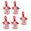 Foldable Holiday Celebration Cloth Bag Drawstring-Peace and joy 1