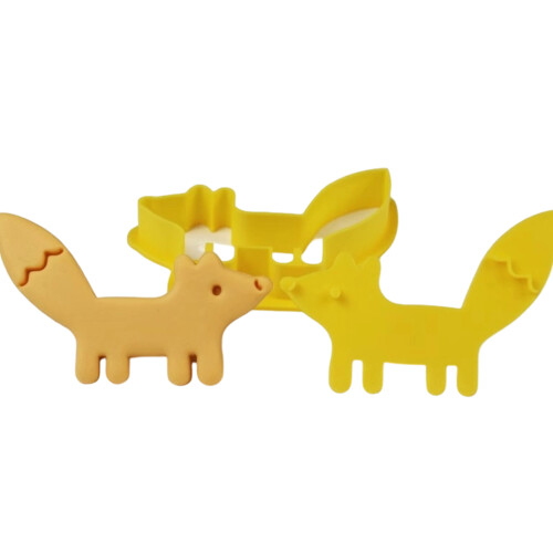 Kunststoff-Plätzchen-Pressschneider-Formen-Set,-Fox-Stil