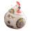 Kitchen Chicken Shaped Ceramic Container For-Green 1