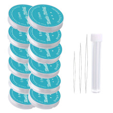 Elastic String Metal Beading Wire Cord with Big Eye Beading