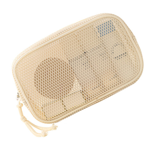 Large Capacity Travel Cosmetic Organizer Breathable Mesh-B