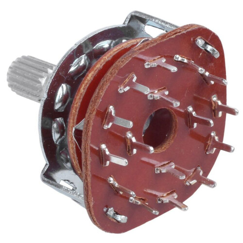 5X Electronic Macchina 4P3T 4Pole 3 Position 2 Deck Interruttore Rotante A 16 Pin 2
