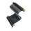 PCIe 5.0 x16 Riser Cable Full Bandwidth 180 Parallel Low Profile GPU Extension 30cm60cm 1
