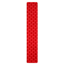3D Quilted Plush Christmas Tree Pattern Table Runner-275cm Red