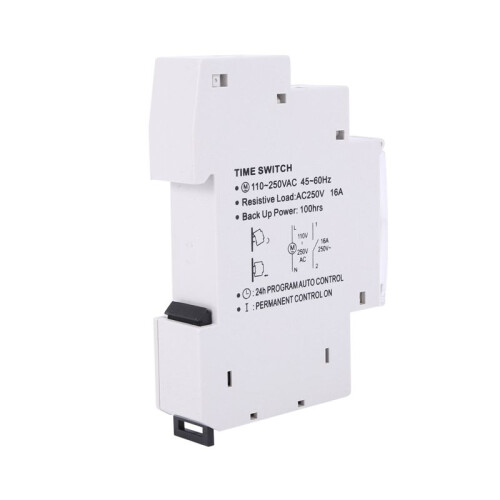 6X SUL180A 15 Minutes Mechanical Timer 24 Hours Programmable Din Rail   Relay Measurement Analysis Instruments 1