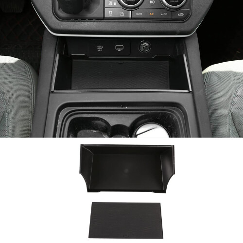 for   110 2020-2021 ABS Black Car Central Storage Armrest Box Storage Box Phone Box