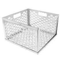 Stainless Steel Charcoal Basket BBQ Holder for Outdoor Grilling with Better Heat Control
