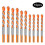 Tile Drill Bit Set 10 Pcs Flow Drill Bit Triangle Drill Bit Triangle Alloy Hole Saw Twist Drill Bit 6/8/10/12 mm 3
