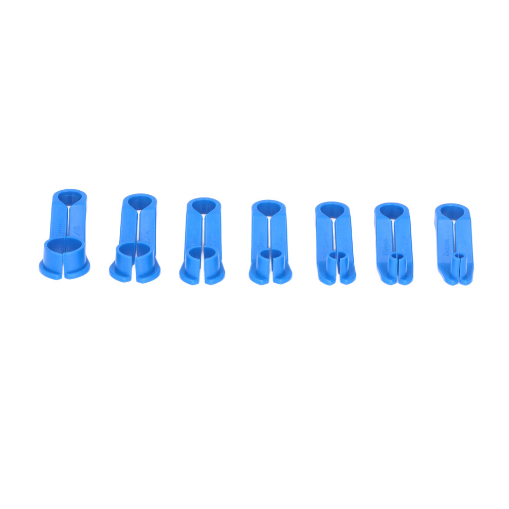 Abs 7Pcs Fuel Line Disconnect Tool Set For Vehicles Flexible & Durable Blue 8451390567543