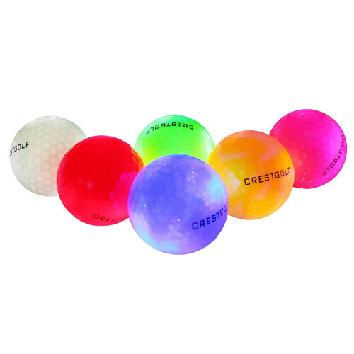 6 LED Golfbälle Blinkend Nacht Kinder