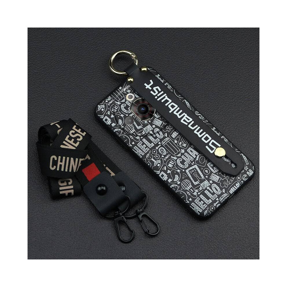 Shockproof Tpu Case Cover With Ring Holder Kickstand Wristband And Lanyard For Zte Nubia Focus Pro 5G 9330225985877