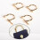 4Pcs Removable Alloy U-Shape Shackles Hook 20mm Diameter-Gold 2