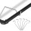 Curtain Rod Support Bracket Simple Curtain-Single 3.5 inches 6