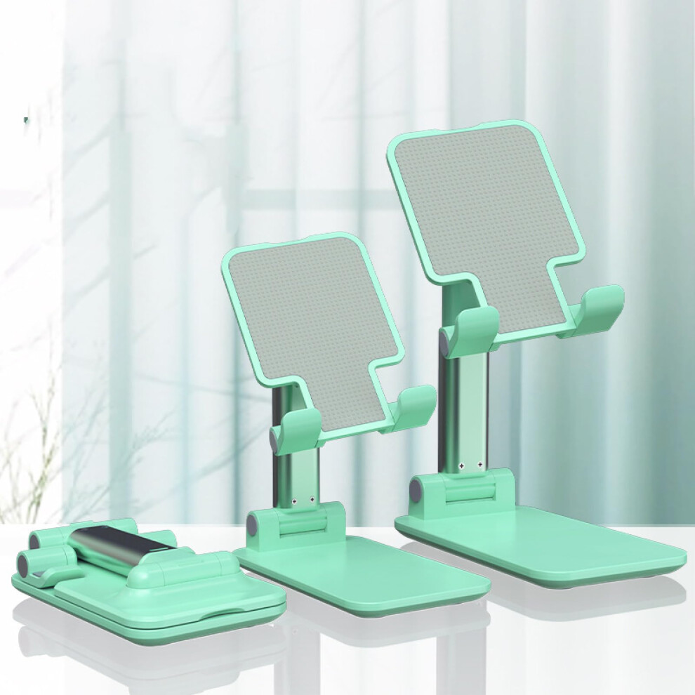 Adjustable Aluminum Phone Stand T1 Fresh Foldable Desktop Holder For Video Call And Streaming Green 9330225985952
