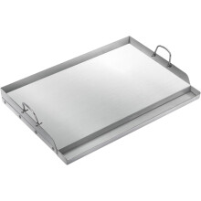 Stainless Steel Griddle Plate 18 x 12.5 for Universal Flat Grill BBQ