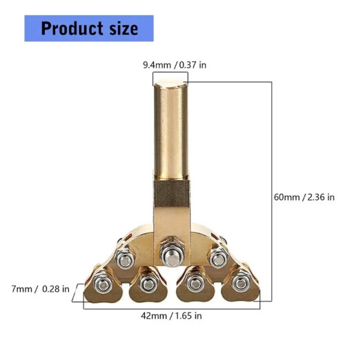 Brass Fret Installation Tool Nonslip Compact Design for Presses 2