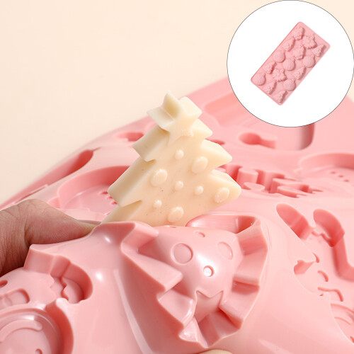 Festival Christmas Tree Silicone Molds Nonstick Surfaces Easy 1