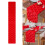 3D Quilted Plush Christmas Tree Pattern Table Runner-275cm Red 3