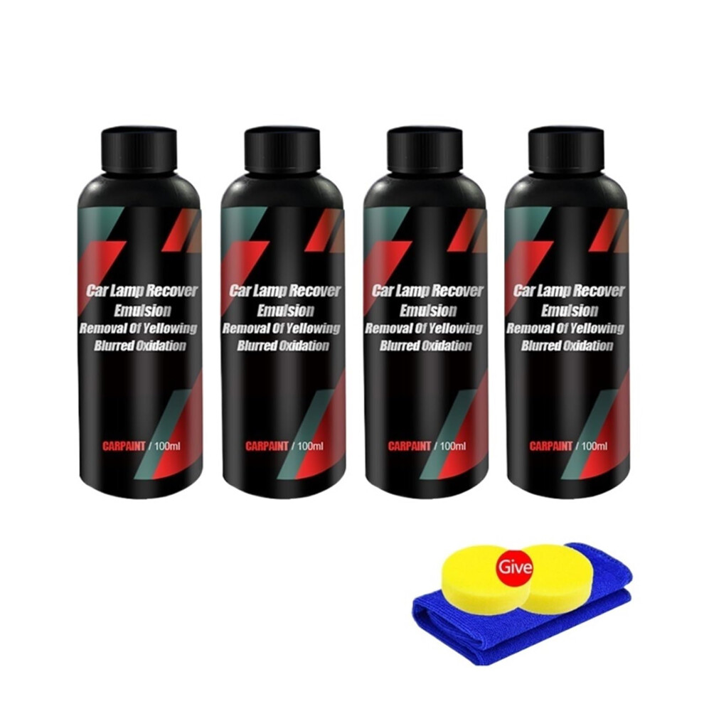 Headlight Restoration Kit 400Ml For Car Â Scratch Remover And Oxidation Cleaner With Quick Visible Results 9092120185904