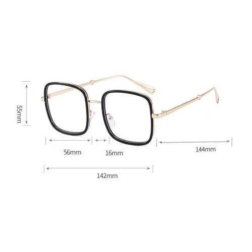 Oversized Square Reading Glasses for Women, Blue Light Blocking AntiGlare Readers +1.00 Black Spring Hinge 2