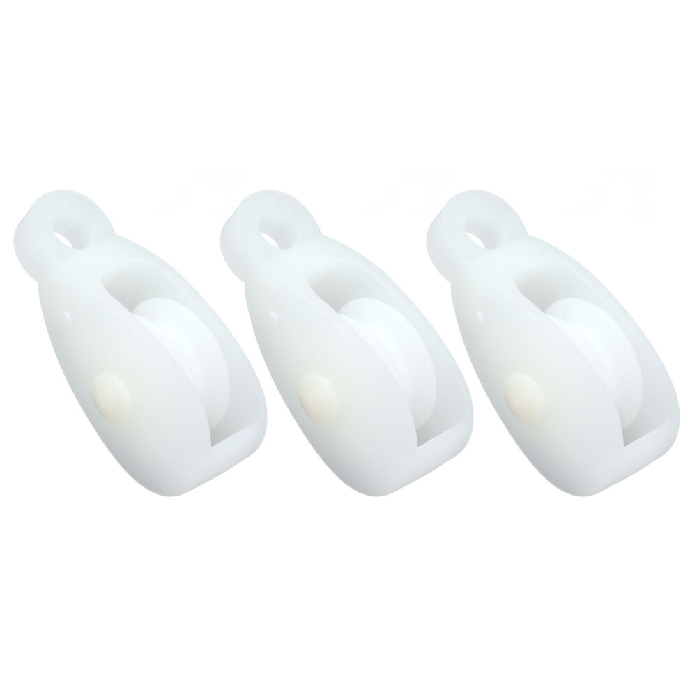 25Pcs Plastic Breeding Pulleys - Waterline & Greenhouse Towing Wheels 7901390569197