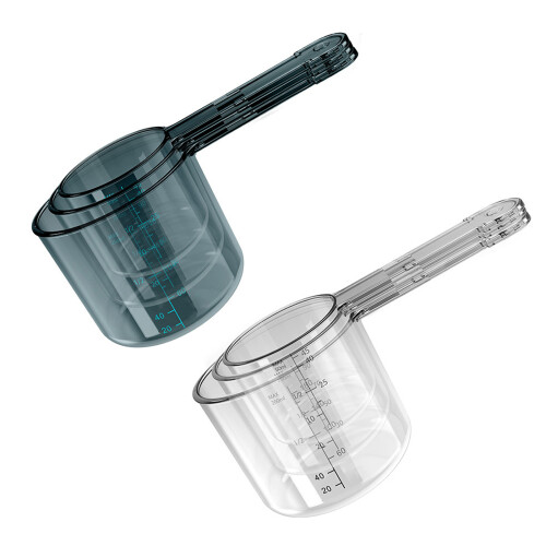 Drielaags aas Maatbekerset Plastic visaas-Blauw 2