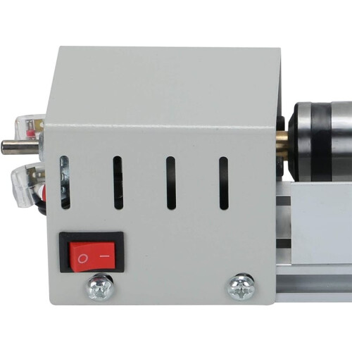 Multi-Purpose  Lathe 12-24V 96W - Educational Compact Metalworking Machine Tools for DIY CNC Machining US 2