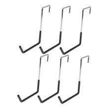 Garage Storage Hooks 6pcs Heavy Duty Wall Mounted for Tools Bikes Ladders SpaceSaving Organization