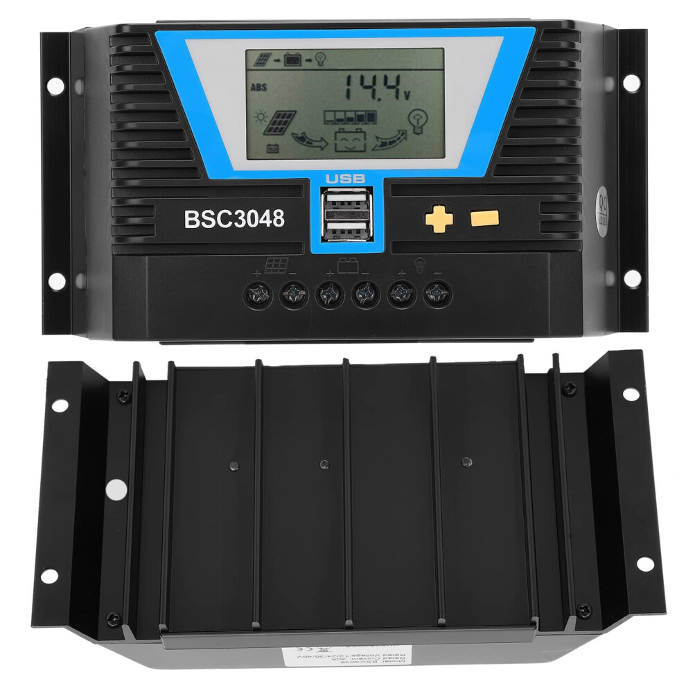 30A Mppt Solar Charge Controller 12V 24V 36V 48V With Automatic Voltage Detection And Intelligent Charge Control 9771547106258