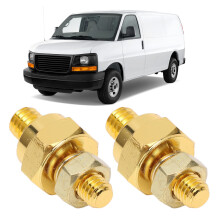 2 Pcs Brass Battery Terminal Adapters for Cars, Trucks & Marine