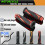 Universal 7/8'' Twill Handlebar Motorcycle Grip Set – Black, Red, Gold, Silver 1