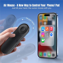 Smartphone-Fjärrklickare med Air Mouse Multifunktionell Fingertoppsringfjärrkontroll