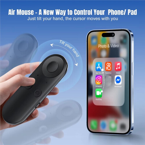 Smartphone Remote Clicker with Air Mouse Multifunctional  Fingertip Ring Remote Control