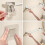 Bathroom Towel Rack Wall Mounted NoDrill RustResistant SpaceSaving Adhesive Holder 5